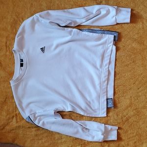 White ADIDAS Long Sleeve